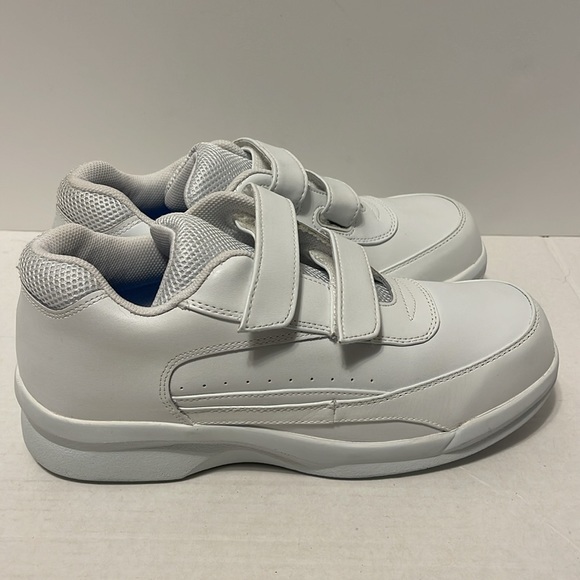 Apex Women’s Sneakers White Double Strap Hook & Loop Closure SEE MEASUREMENTS - Picture 4 of 9
